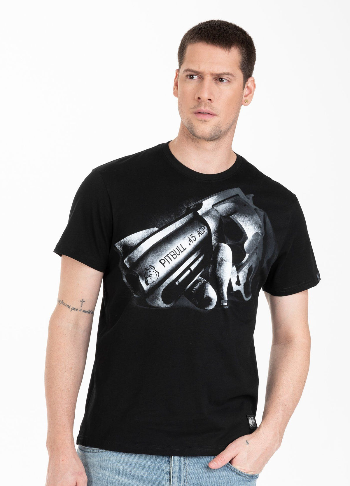 T-Shirt SO CAL 45 Schwarz