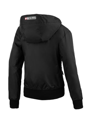 Damen Übergangsjacke mit Kapuze Aaricia Logo