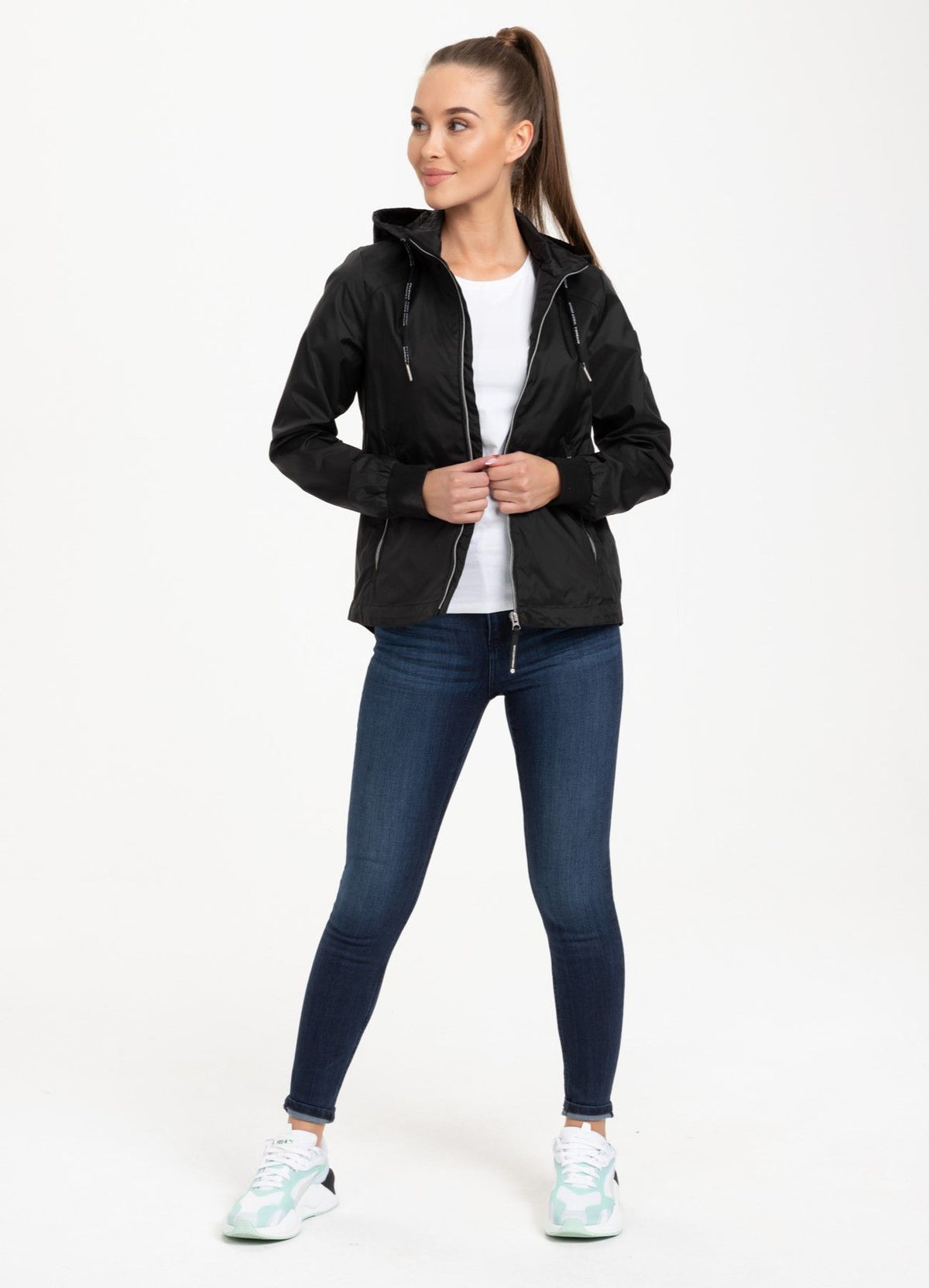 Damen Übergangsjacke mit Kapuze Gravilla