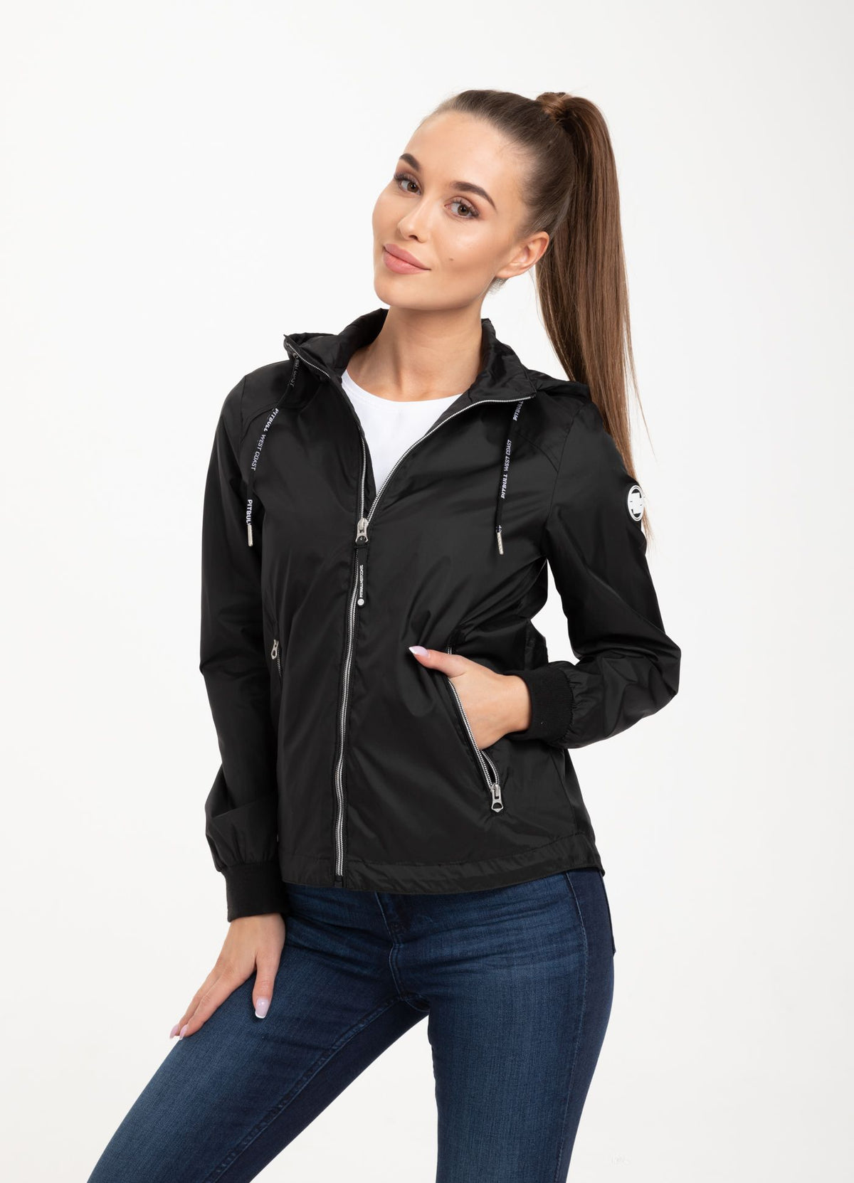 Damen Übergangsjacke mit Kapuze Gravilla