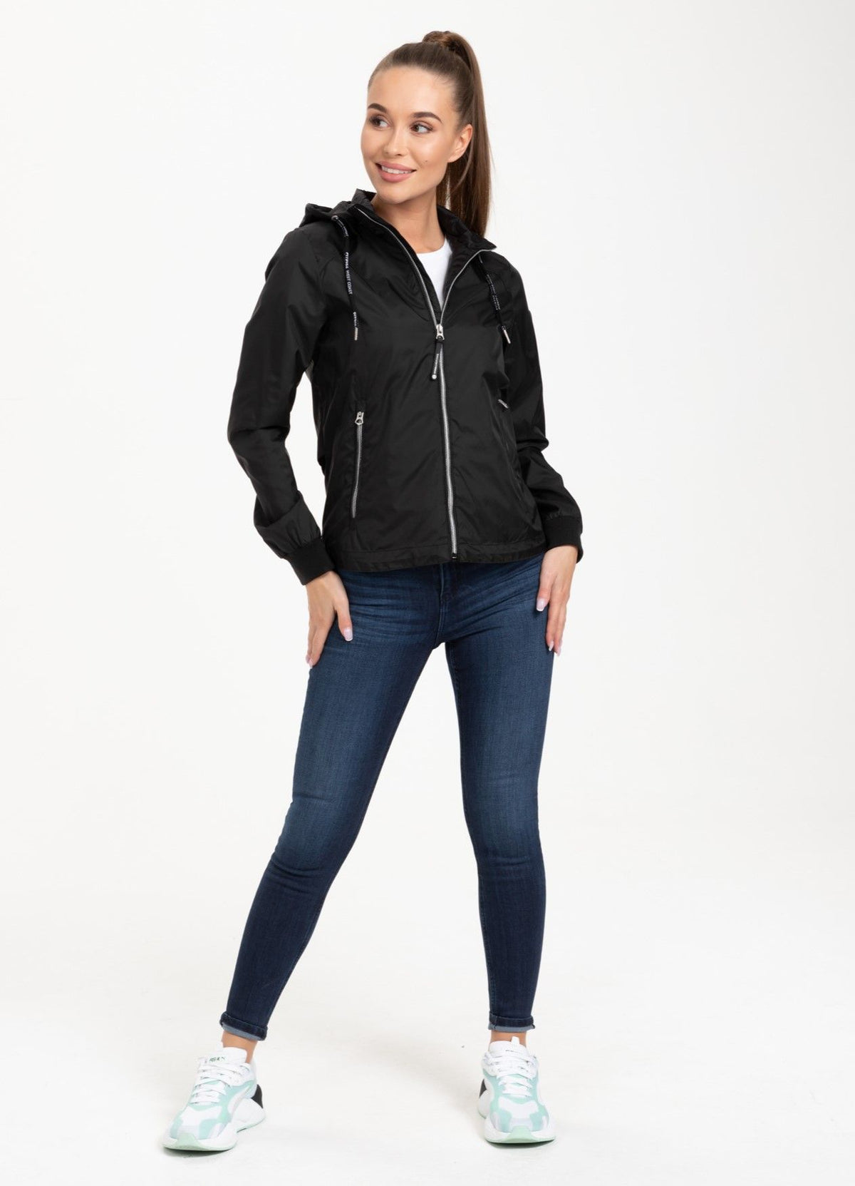Damen Übergangsjacke mit Kapuze Gravilla
