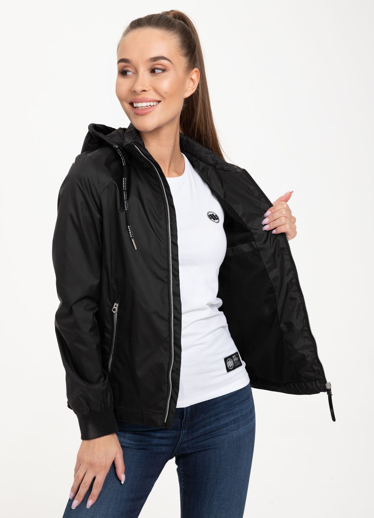 Damen Übergangsjacke mit Kapuze Gravilla