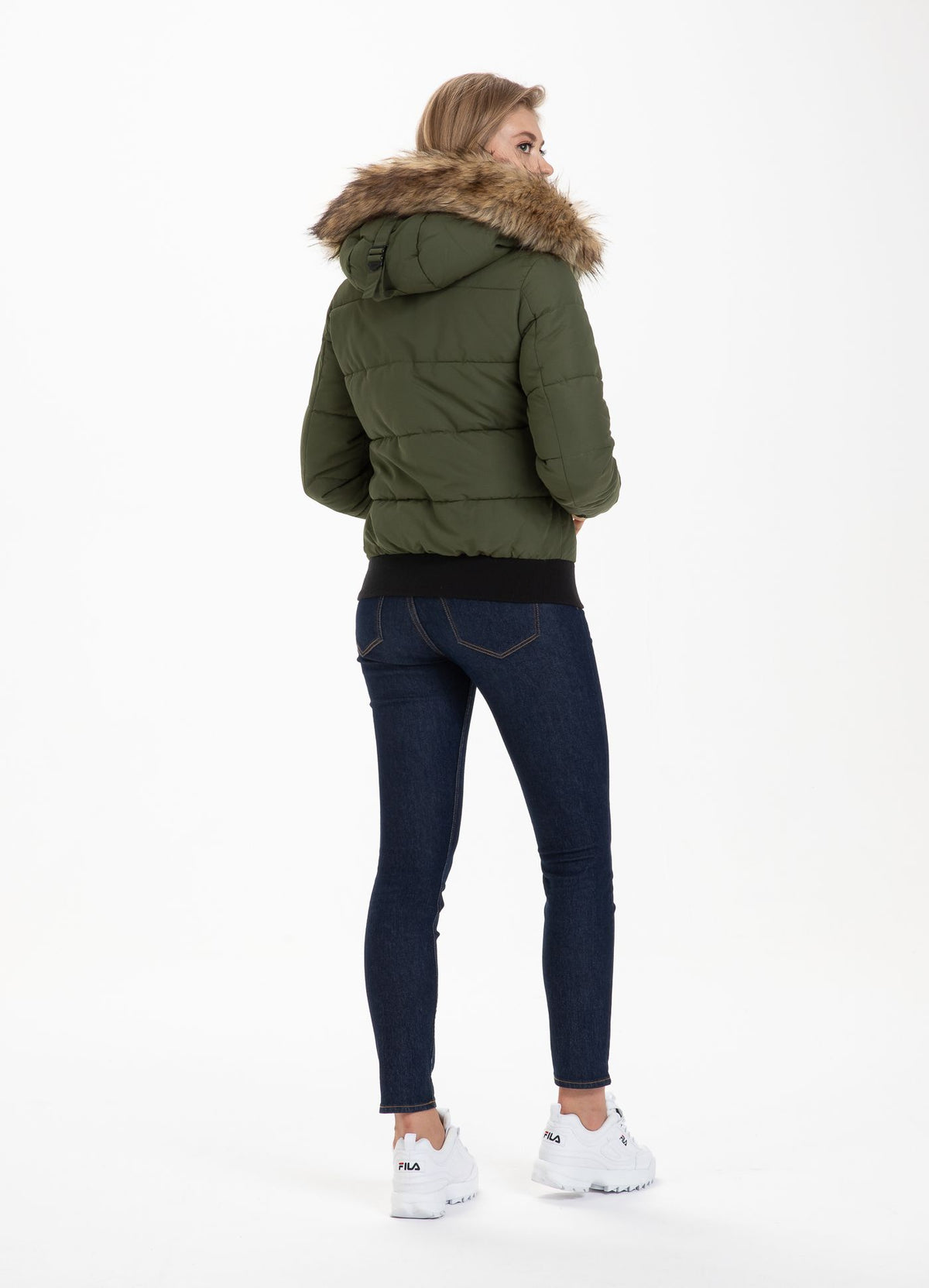 Damen Kapuzenjacke Firethorn Olive