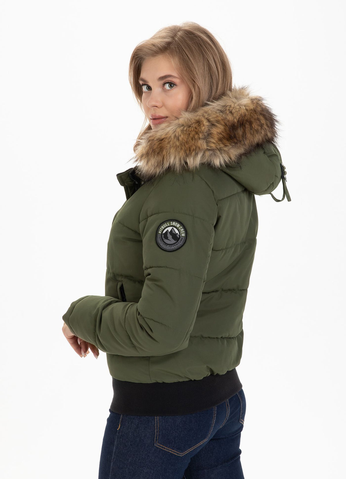 Damen Kapuzenjacke Firethorn Olive