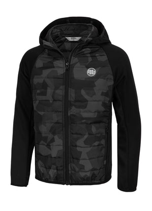 Kinder Übergangsjacke Dillard - Schwarzes Camouflage