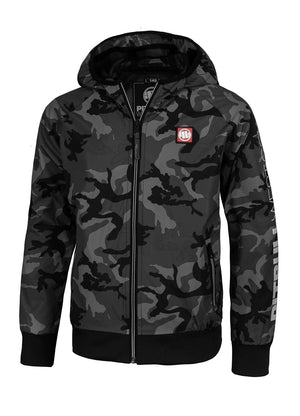 Kinder Übergangsjacke Athletic Sleeve Junior - Schwarzes Camouflage