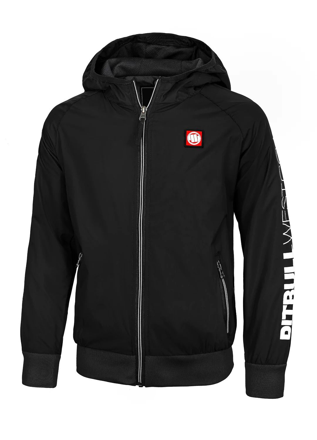 Kinder Übergangsjacke Athletic Sleeve Junior - Schwarz