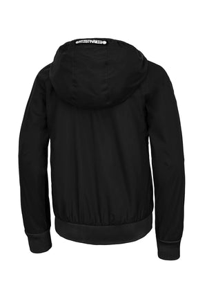 Kinder Übergangsjacke Athletic Sleeve Junior - Schwarz