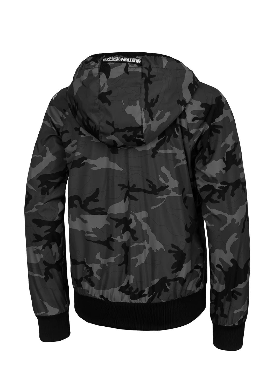 Kinder Übergangsjacke Athletic Sleeve Junior - Schwarzes Camouflage