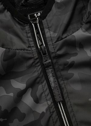 Kinder Übergangsjacke Athletic Sleeve Junior - Schwarzes Camouflage