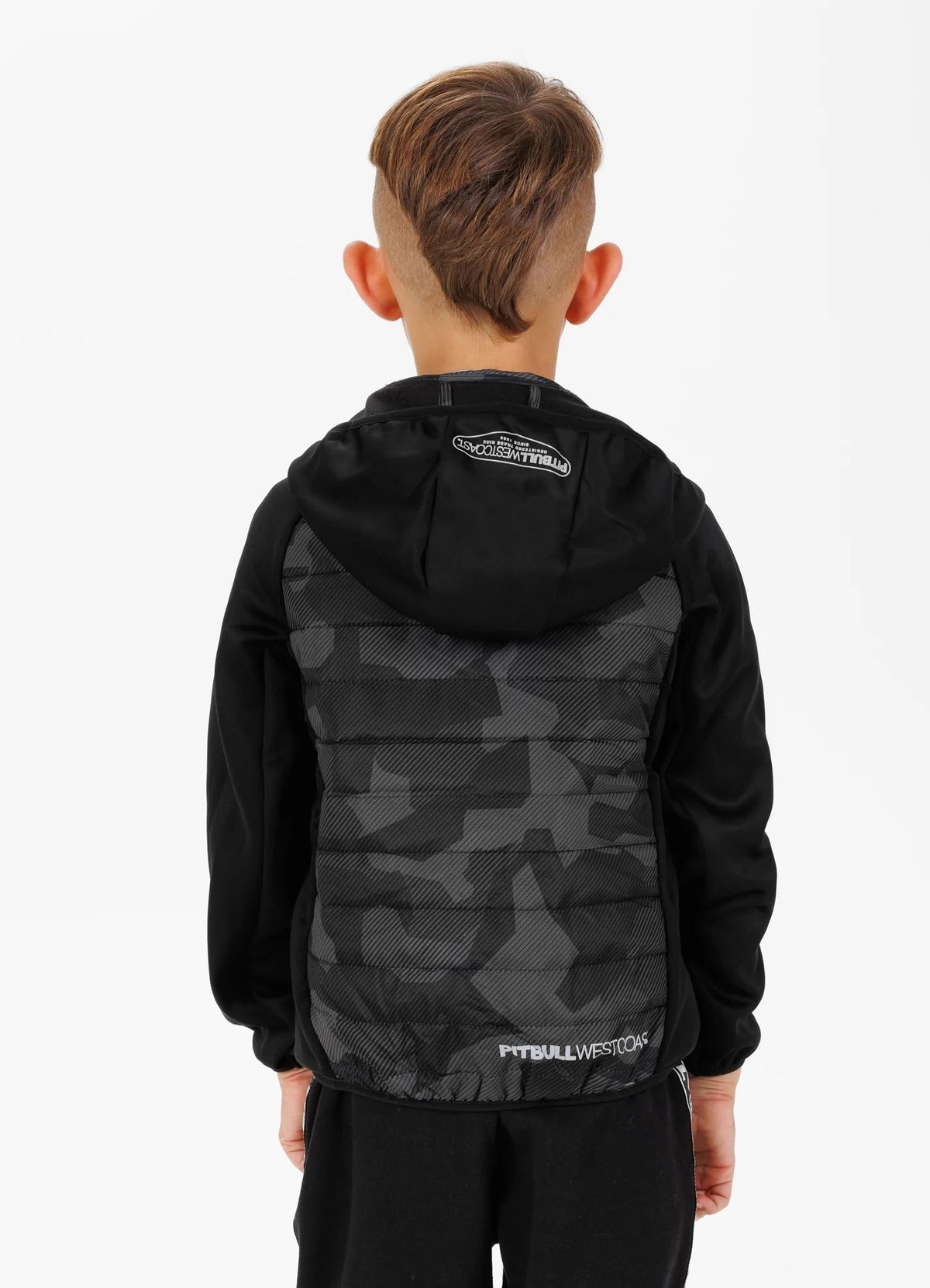 Kinder Übergangsjacke Dillard - Schwarzes Camouflage