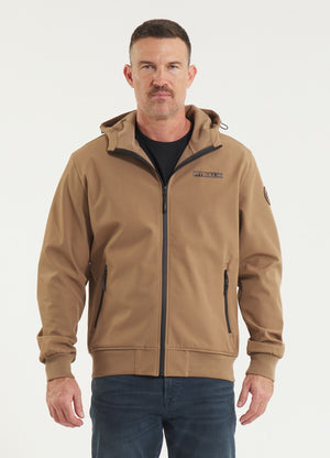 Softshelljacke Midway II - Coyote Braun
