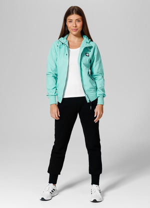 Women's transitional hooded jacket Aaricia Logo