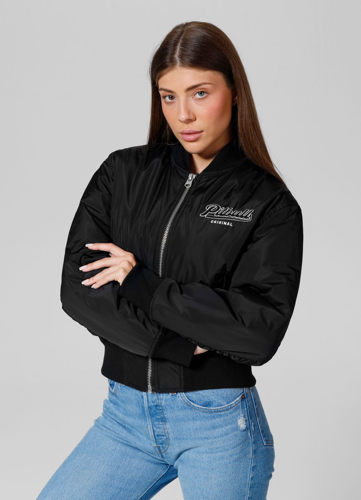 Damen Bomberjacke Angel - Schwarz