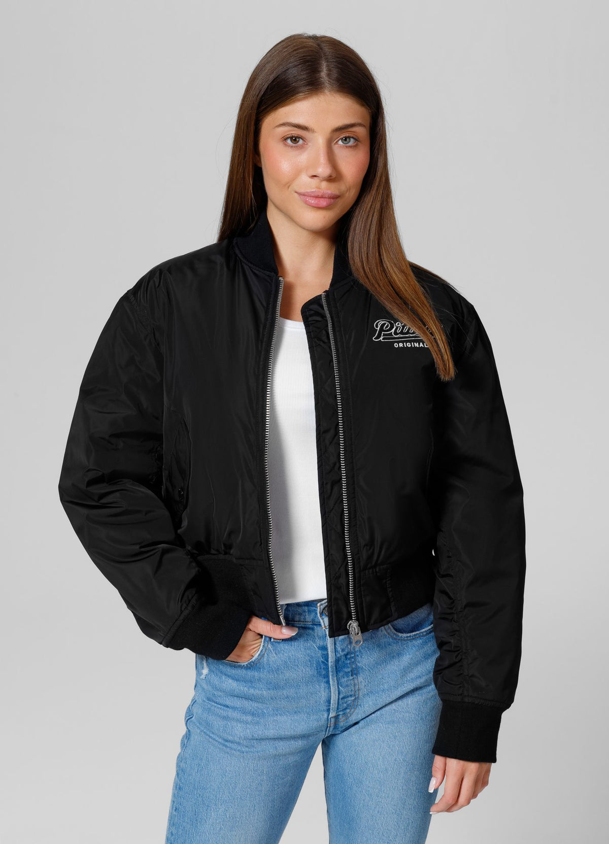 Damen Bomberjacke Angel - Schwarz