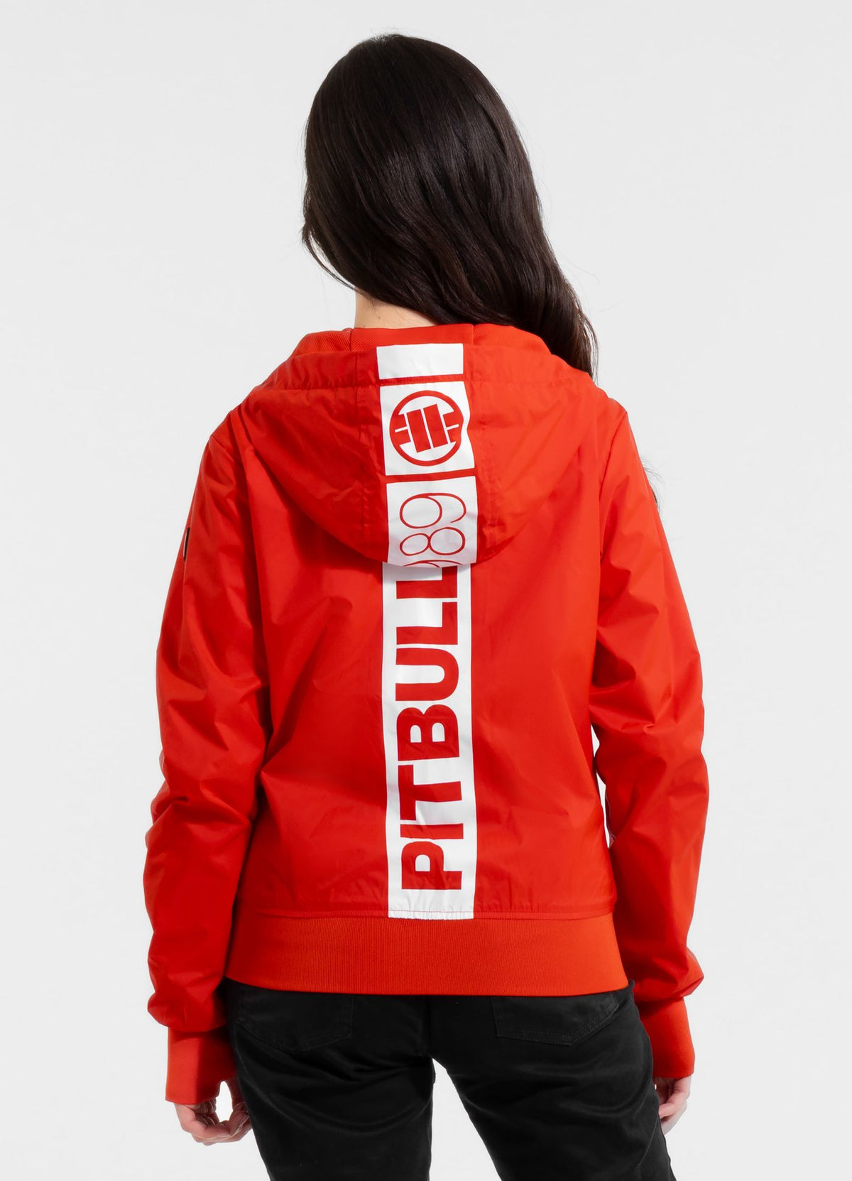 Women's hooded jacket Aaricia Hilltop - Flame red