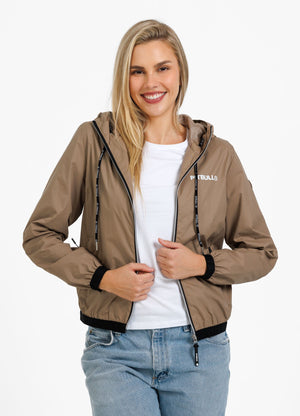 Frauen Übergangsjacke mit Kapuze Dahlia II - Braun