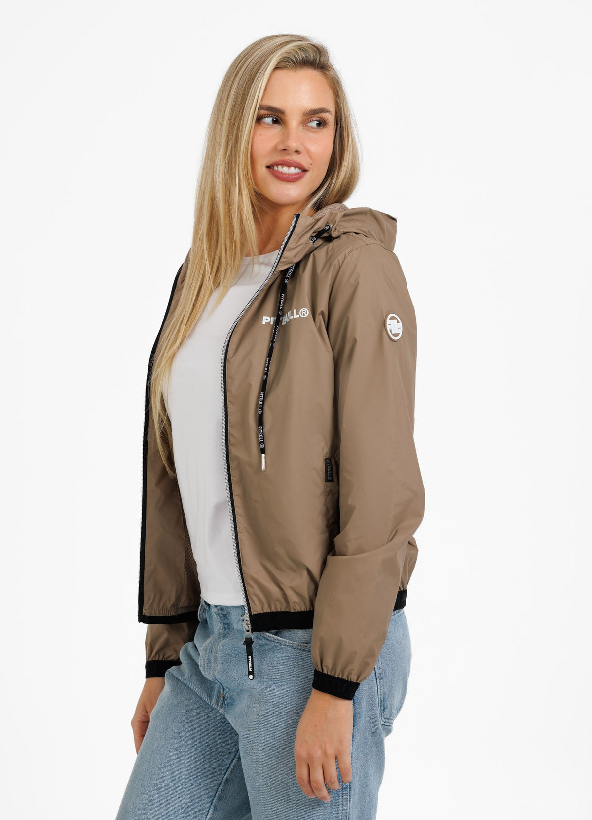 Frauen Übergangsjacke mit Kapuze Dahlia II - Braun