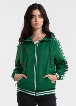 Women's hooded jacket WHITEWOOD - Green