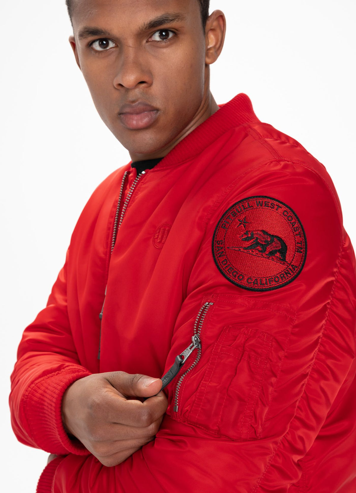 Übergangsjacke MA-1 - Rot