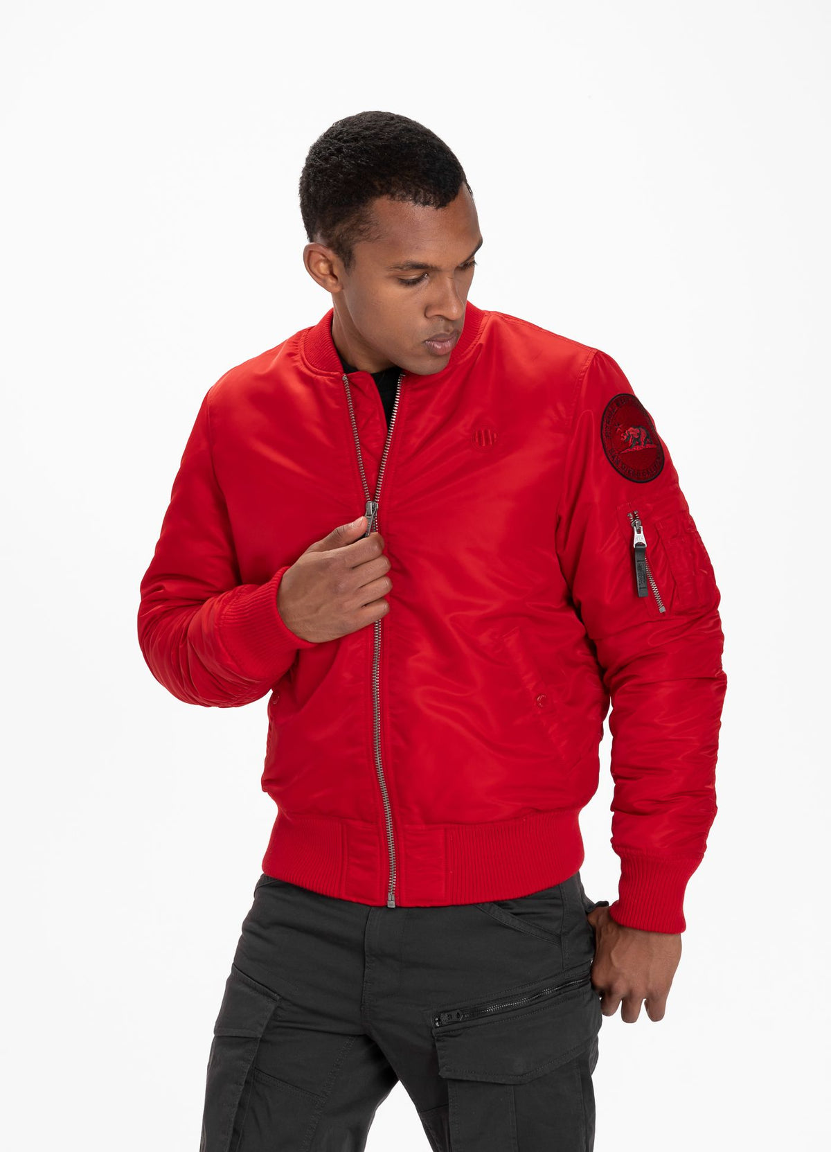 Übergangsjacke MA-1 - Rot