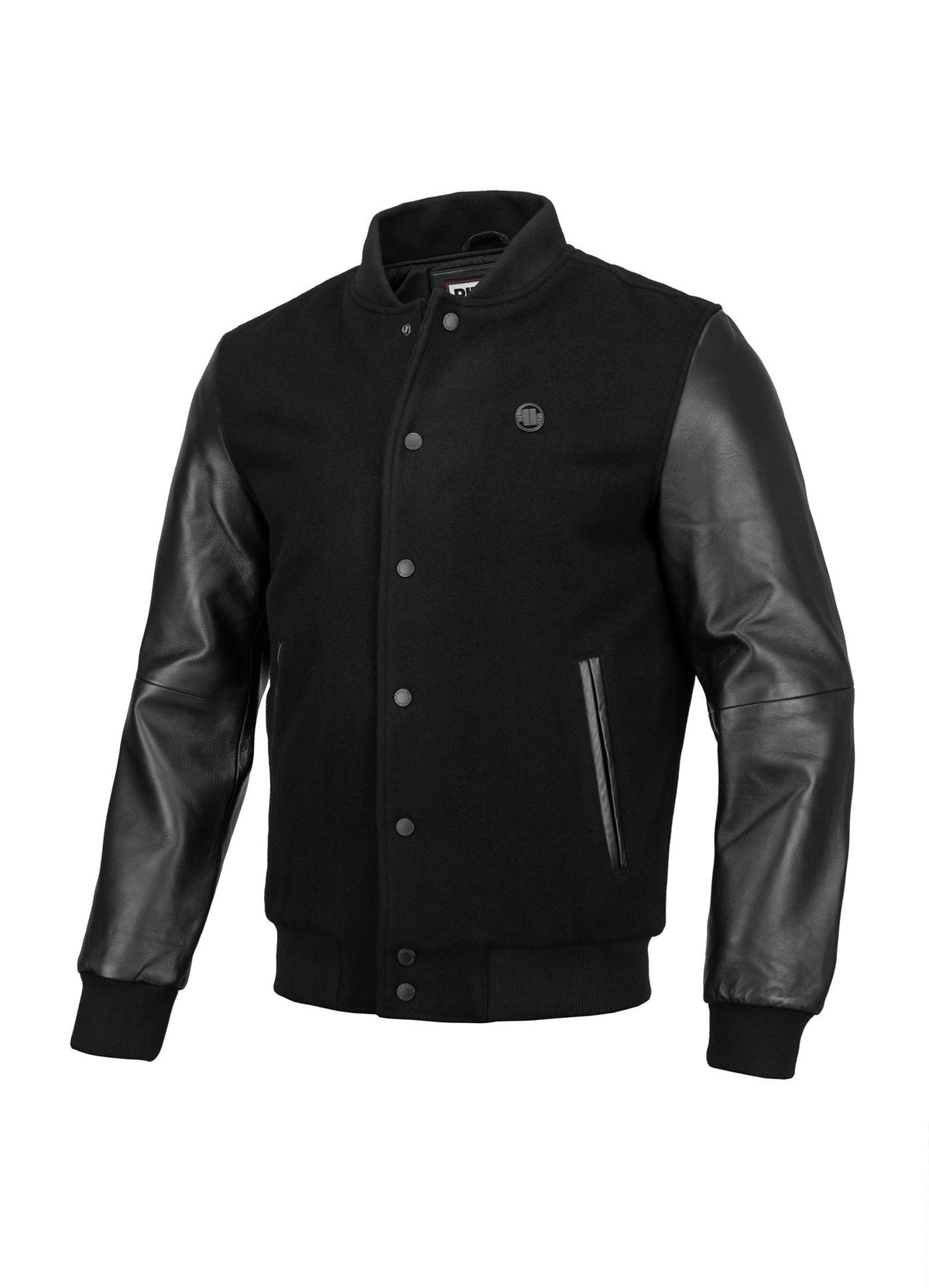 Herren Übergangsjacke Melton Small Logo