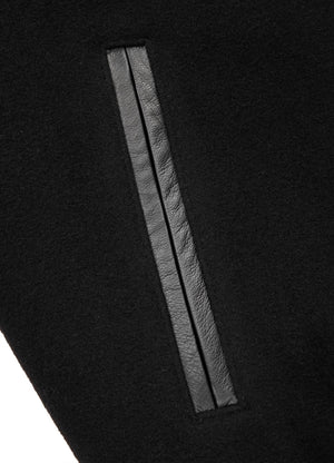 Herren Übergangsjacke Melton Small Logo