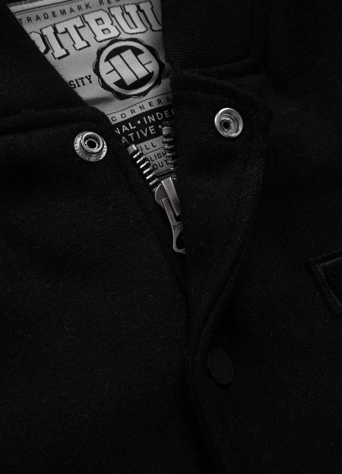 Collegejacke Fisher - Schwarz