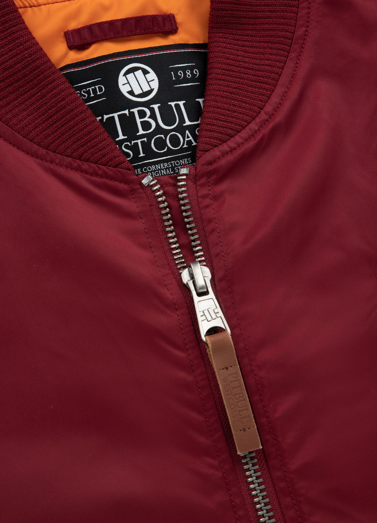 Bomberjacke MA-1 Logo - Burgundy