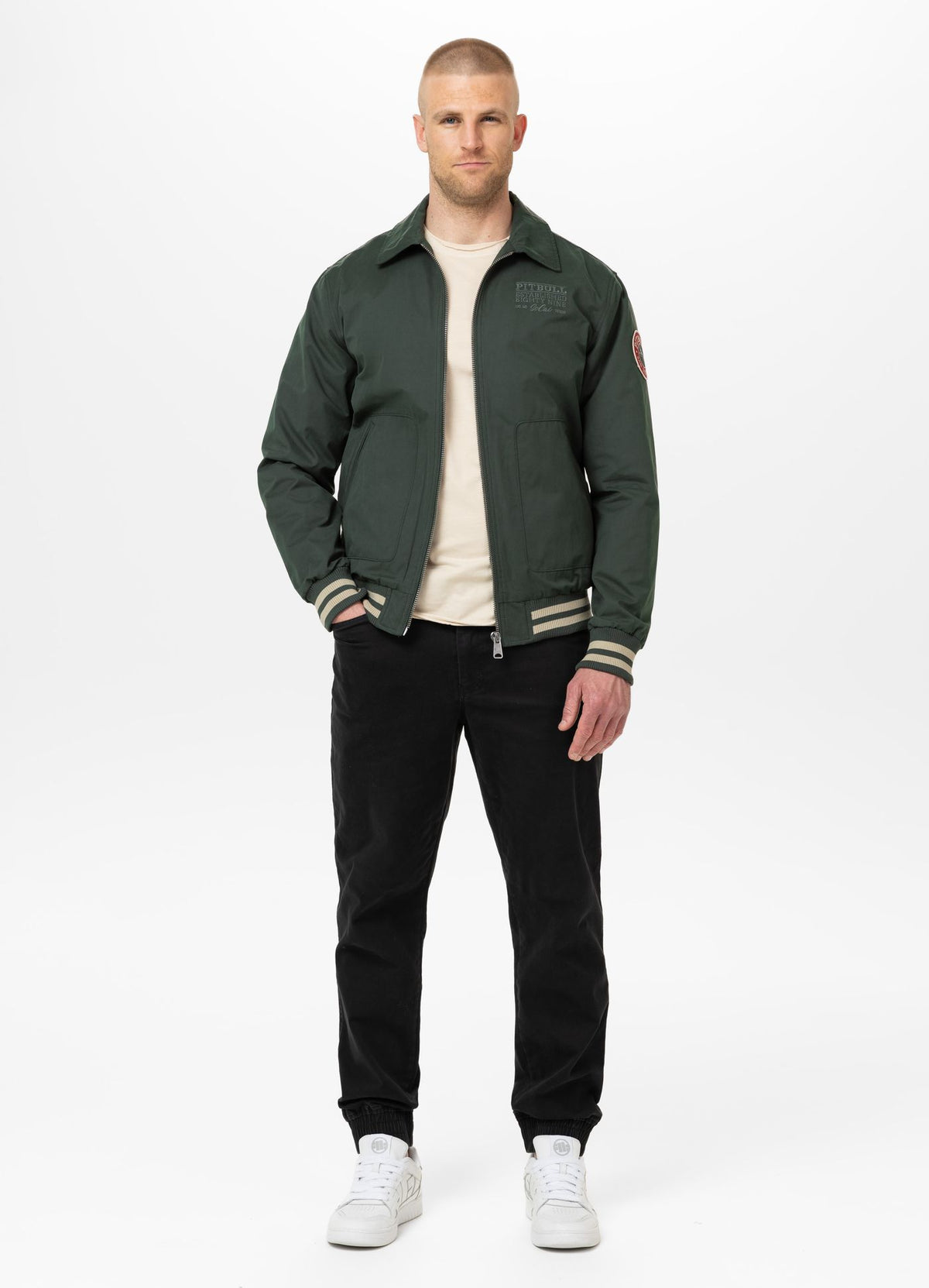 Herrenjacke PIONEER - Dunkelgrün