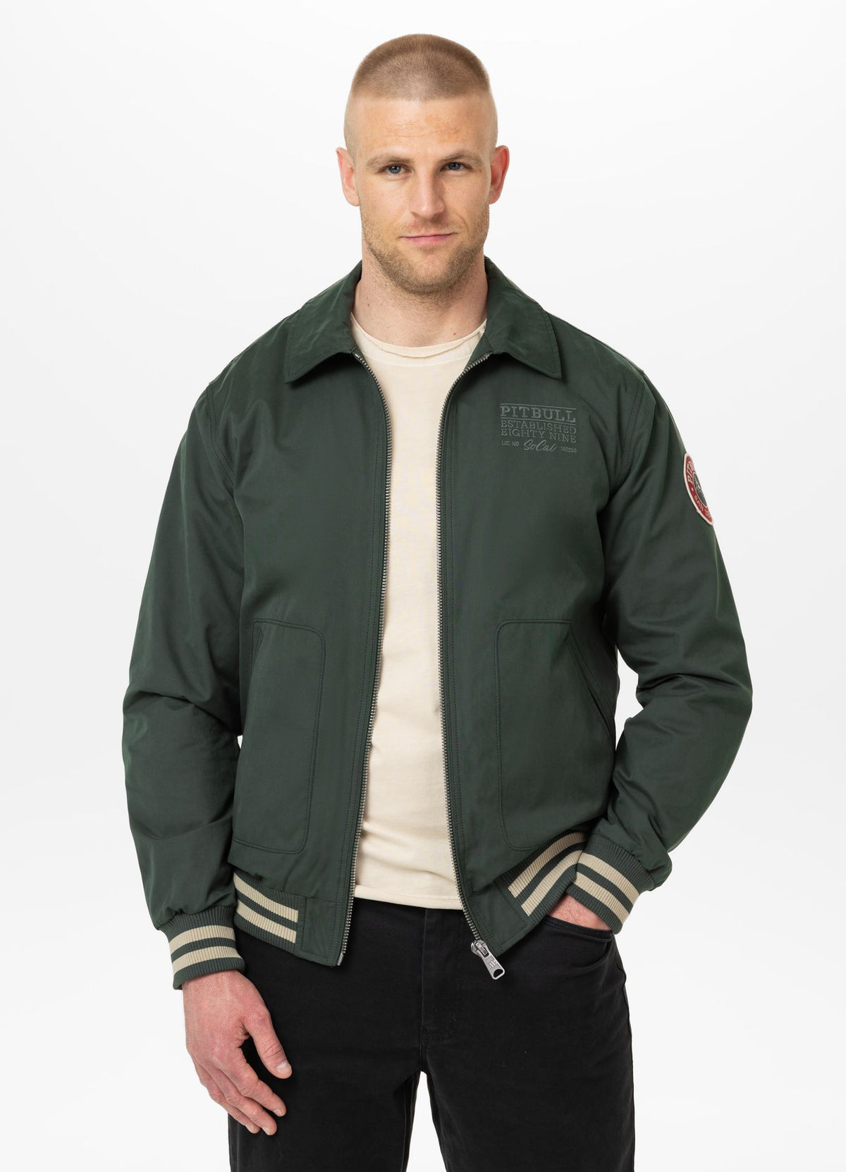 Herrenjacke PIONEER - Dunkelgrün