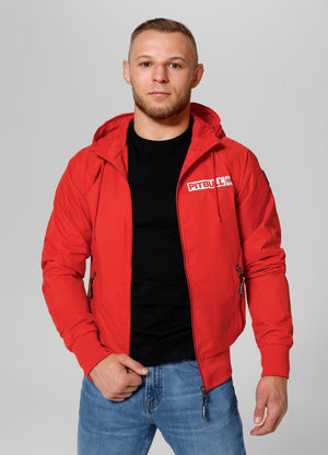 Übergangsjacke mit Kapuze Athletic Logo - Rot