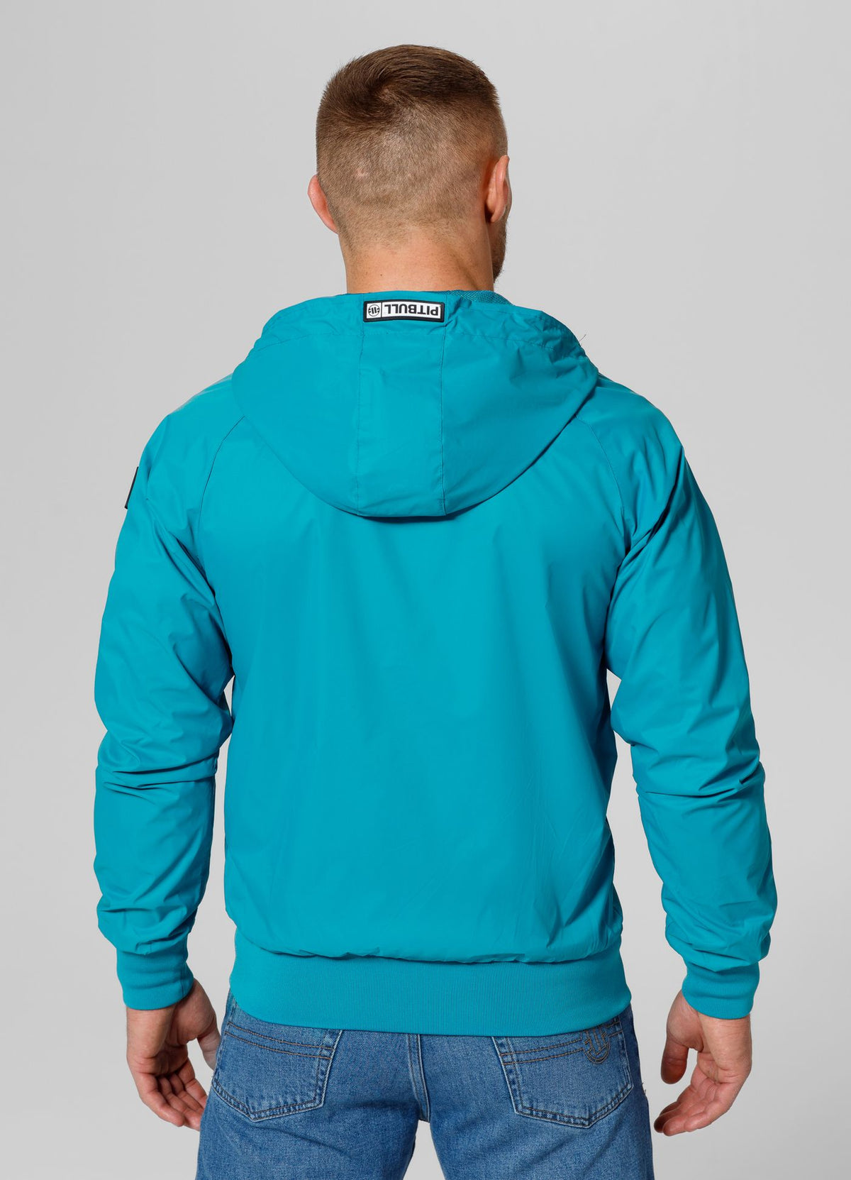 Übergangsjacke mit Kapuze Athletic Logo - Türkis