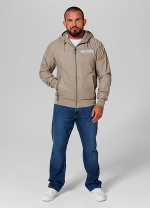 Übergangsjacke mit Kapuze Athletic Logo - Sand