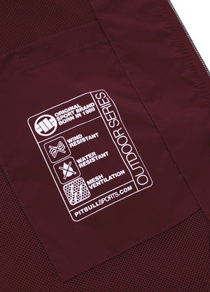 Übergangsjacke mit Kapuze Athletic Logo - Kirsche