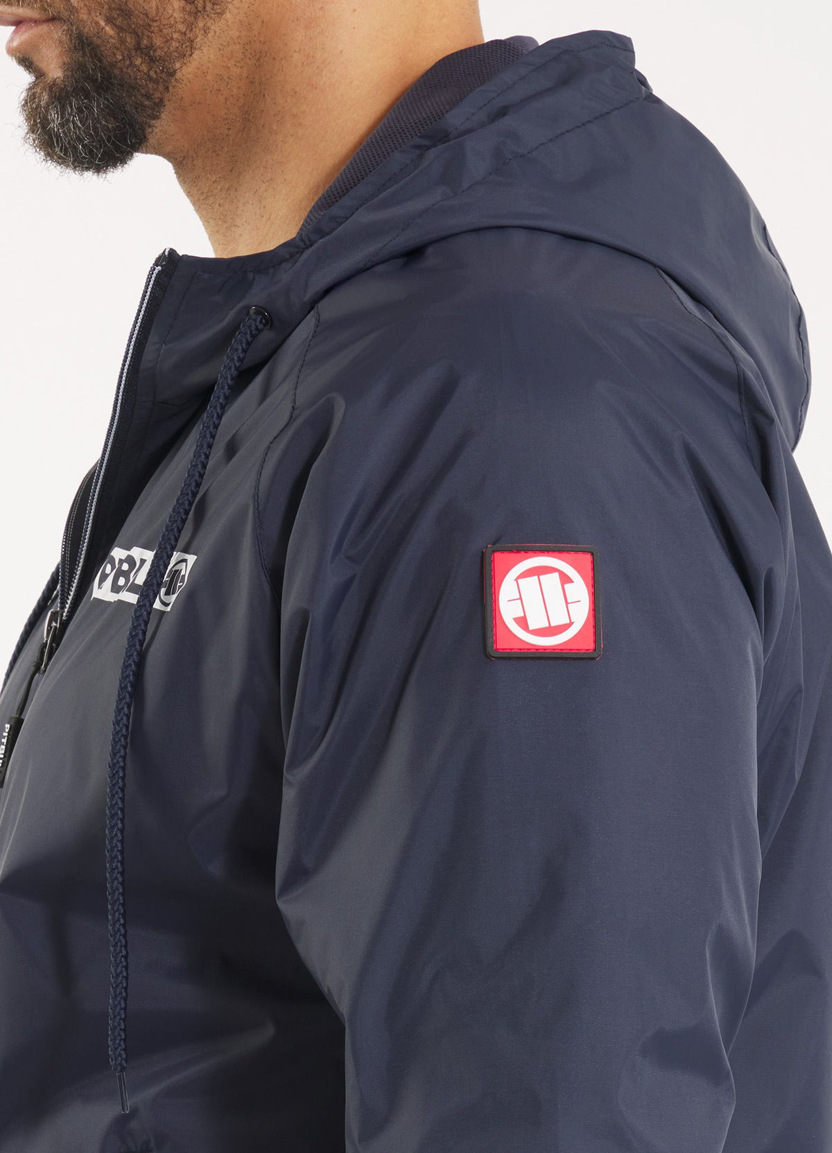Herren Kapuzenjacke Athletic Logo - Marineblau