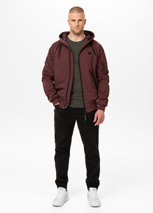 Herren Kapuzenjacke STEIN - Burgund