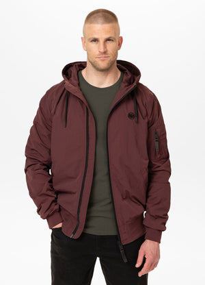 Herren Kapuzenjacke STEIN - Burgund
