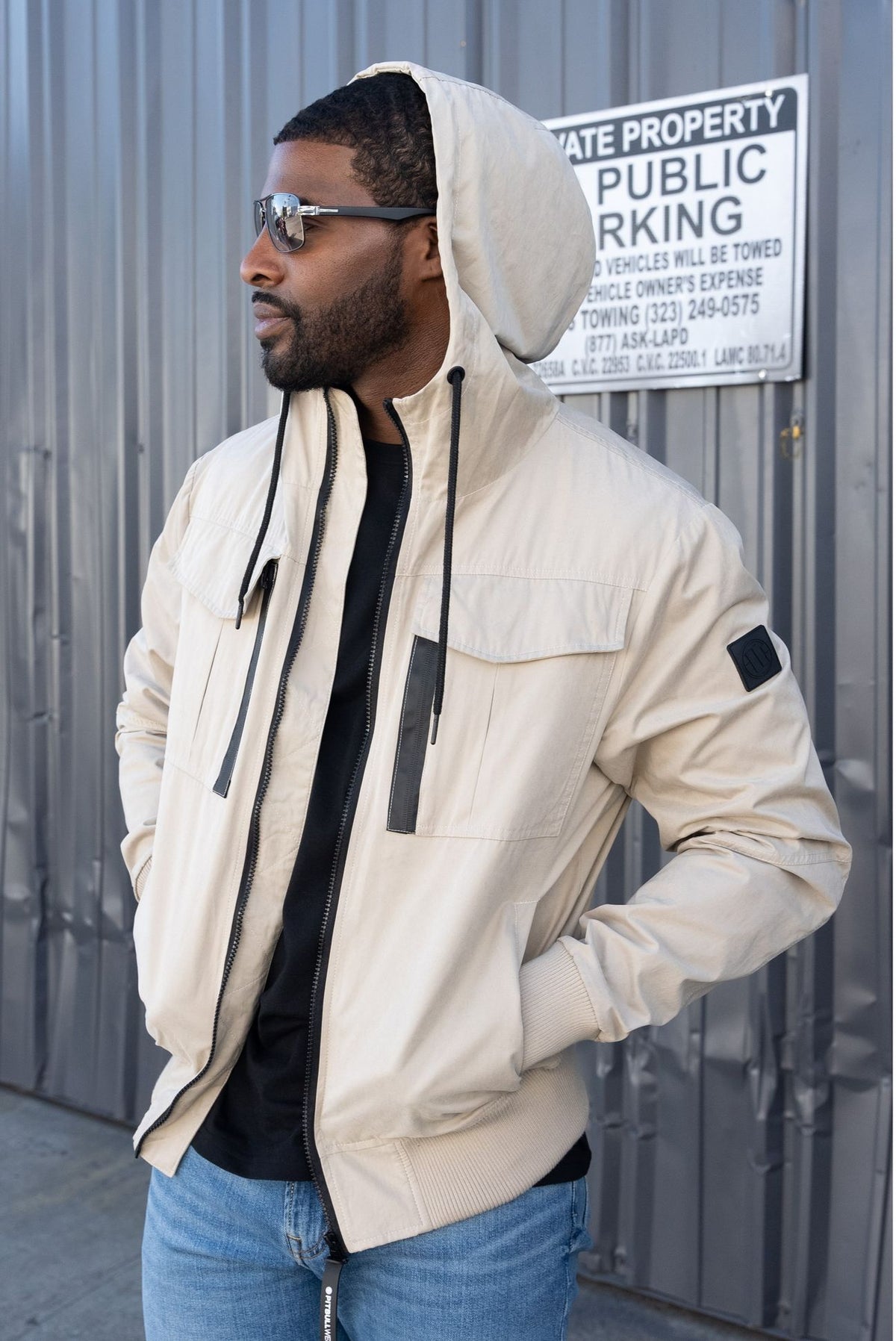 Übergangsjacke mit Kapuze Arillo