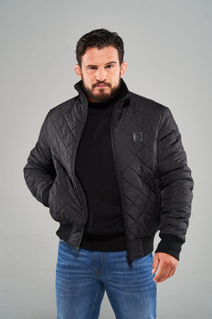 SMUGGLER Steppjacke Schwarz