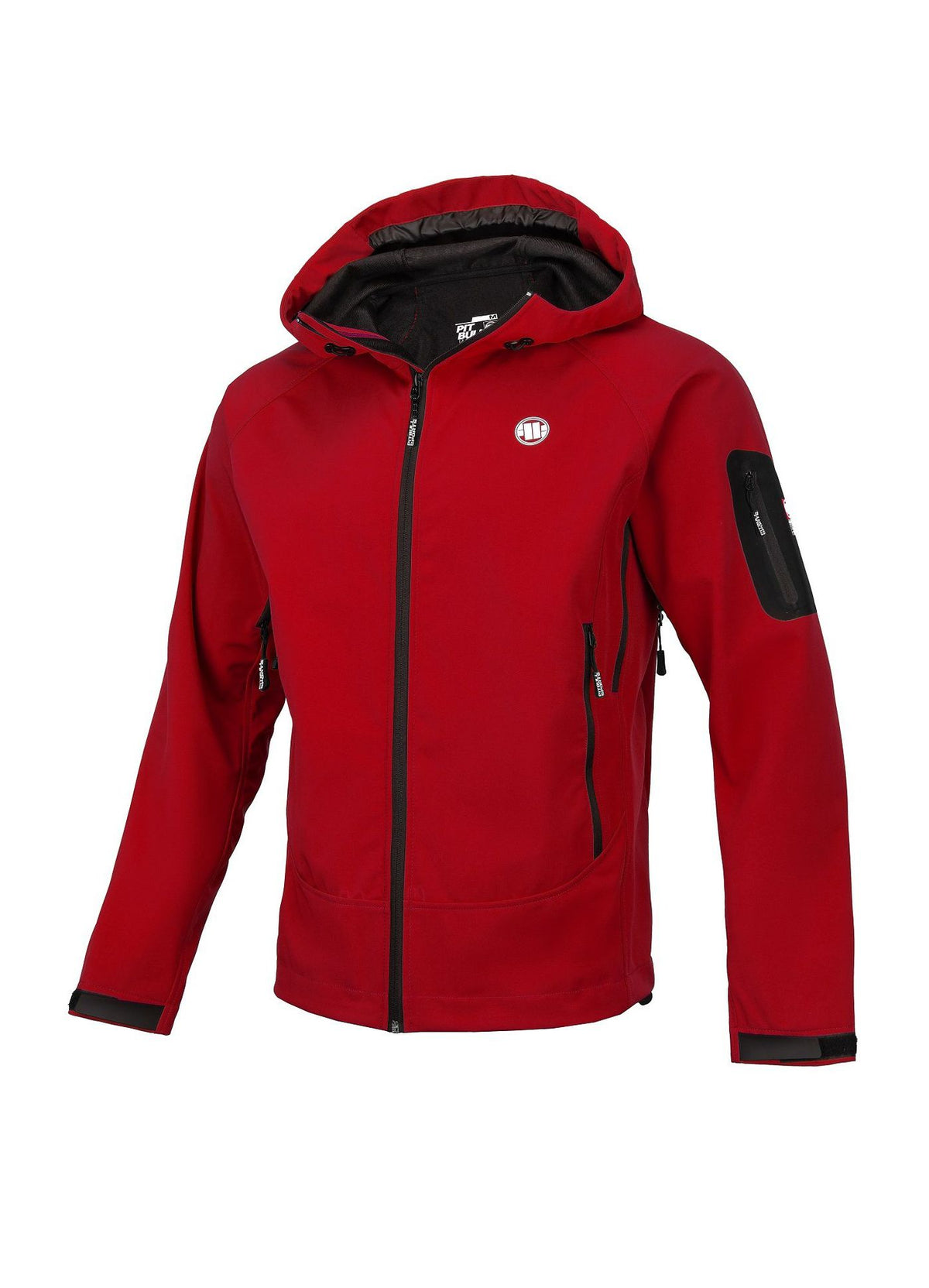 ROCKFISH Kapuzen-Softshelljacke Rot 