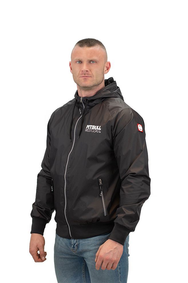 Nylonjacke mit Kapuze Athletic IX Schwarz