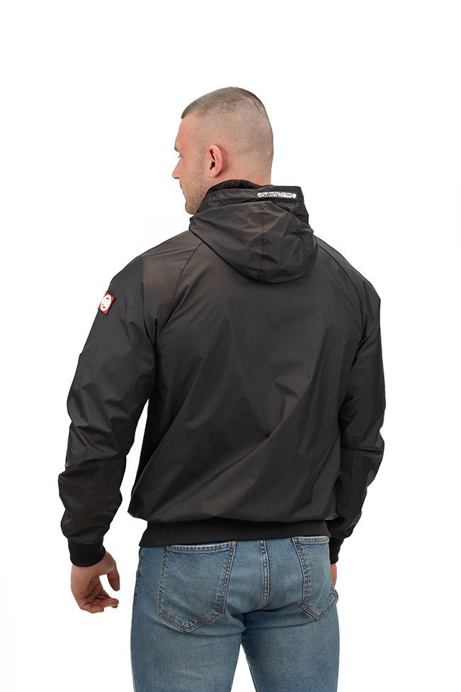 Nylonjacke mit Kapuze Athletic IX Schwarz