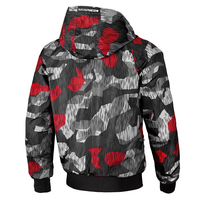 Kapuzenjacke Athletic 7 Camo/Blk Red