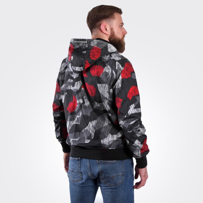 Kapuzenjacke Athletic 7 Camo/Blk Red