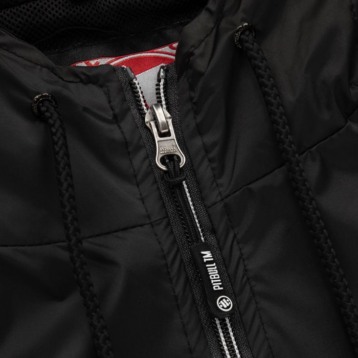 Nylonjacke mit Kapuze Athletic X Schwarz