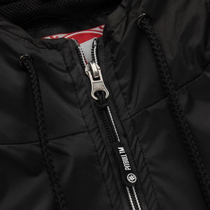 Nylonjacke mit Kapuze Athletic X Schwarz