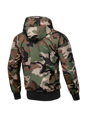 Transitional hooded jacket Athletic Sleeve