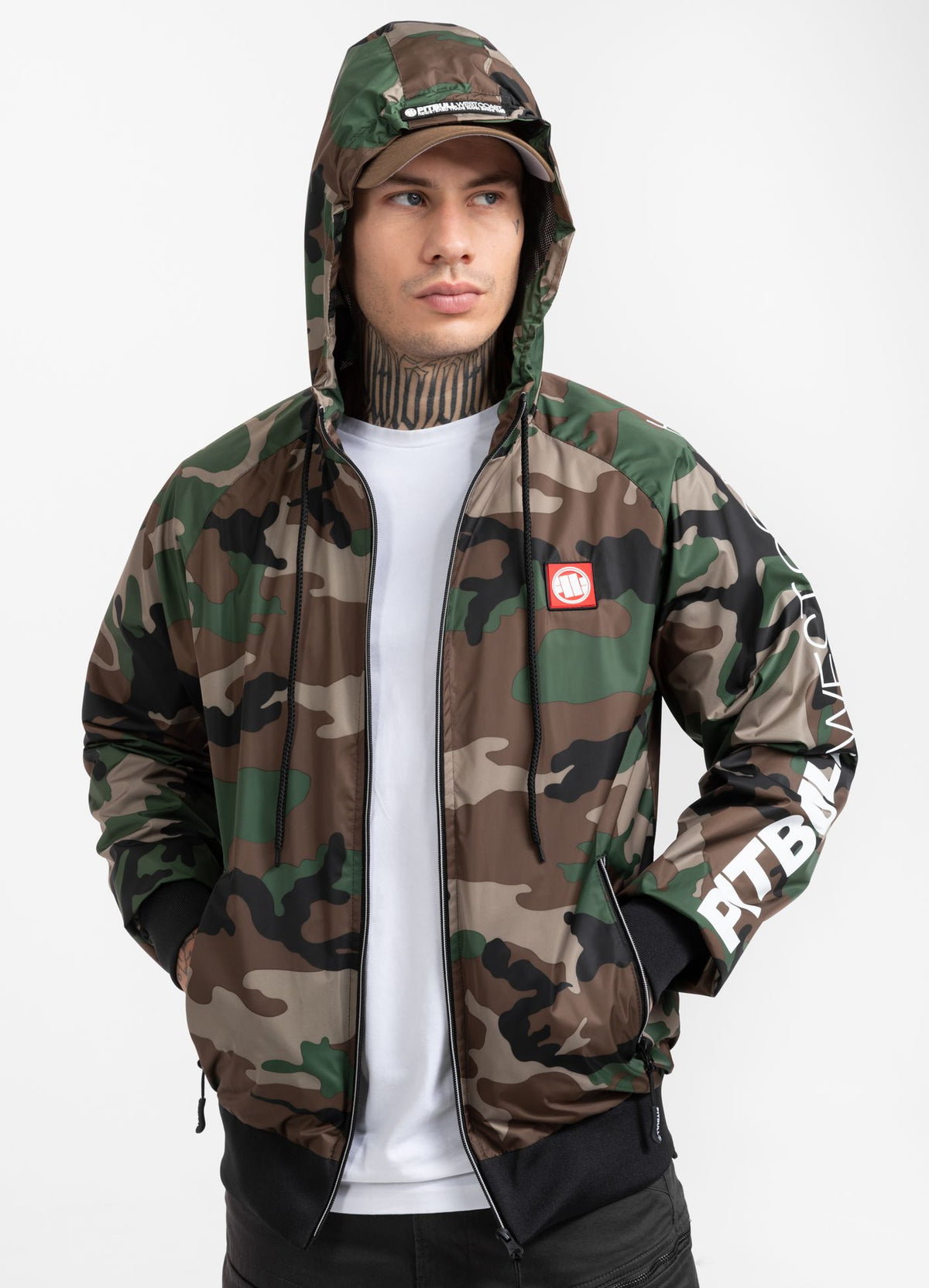Übergangsjacke mit Kapuze Athletic Sleeve