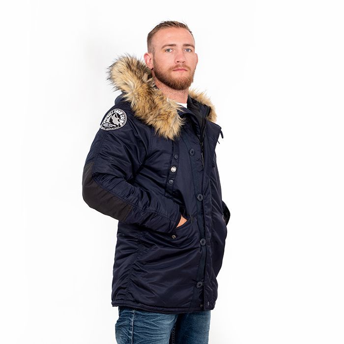 JACKE ERLE DUNKEL MARINEBLAU